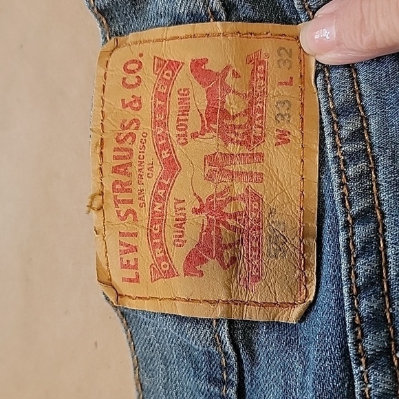 Levi's 559 Relaxed Fit Straight Leg Jeans, Size 33x32, Great Used Condition - Picture 10 of 14